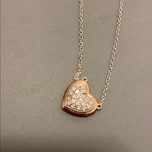 Diamond heart necklace